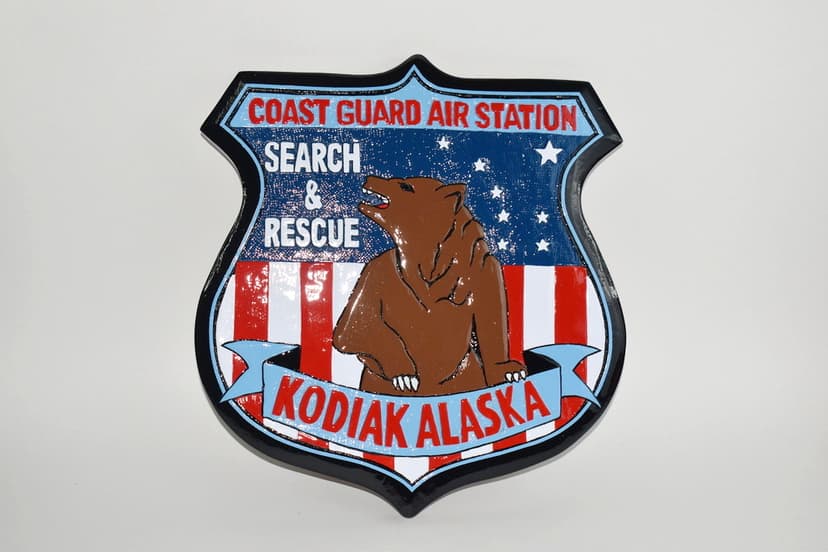 Coast Guard Air Station Search and Rescue, Kodiak, Alaska Plaque