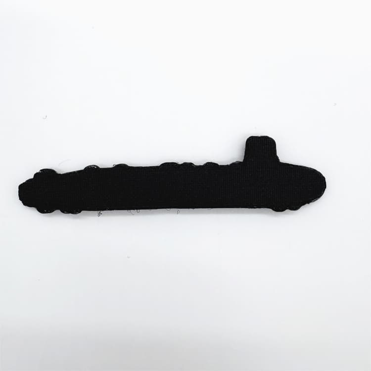 Seawolf Class PVC Patch, 5 inch with Hook and Loop Backing