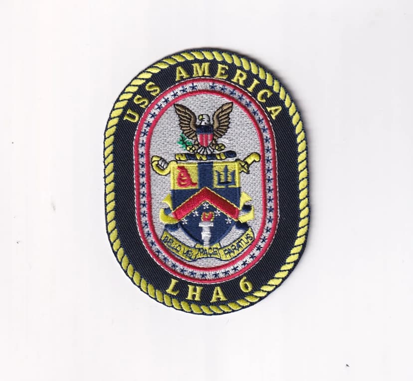 USS America LHA-6 Patch – Hook and Loop