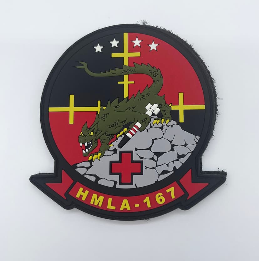 HMLA-167 Warriors PVC Squadron Patch