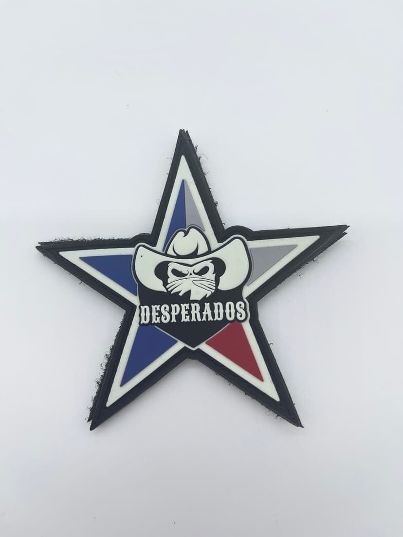 MALS-41 Desperados PVC Glow Patch, 4in, Hook and Loop