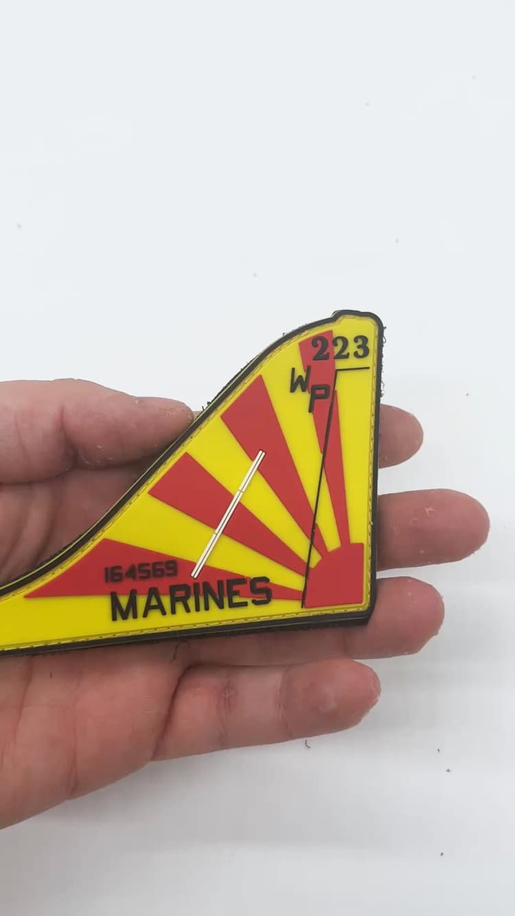 VMA-223 Bulldogs PVC Tail Flash Patch