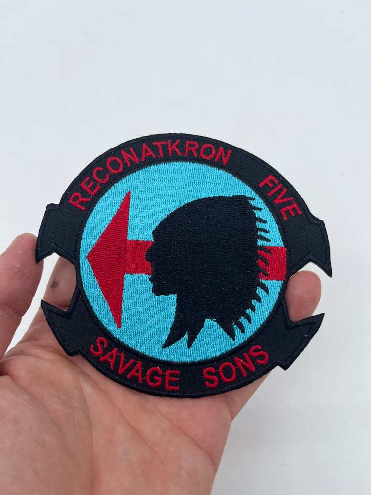 RVAH-5 Savage Sons Squadron Patch – Hook and Loop