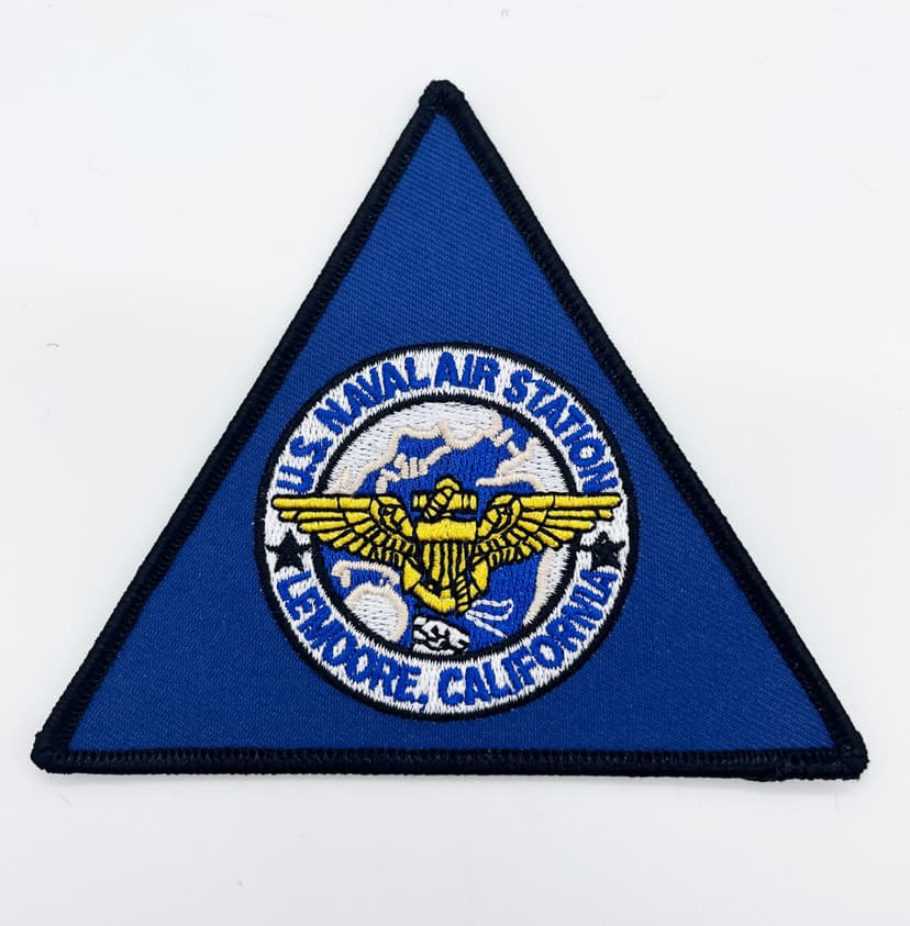 NAS Lemoore Blue Triangle Patch