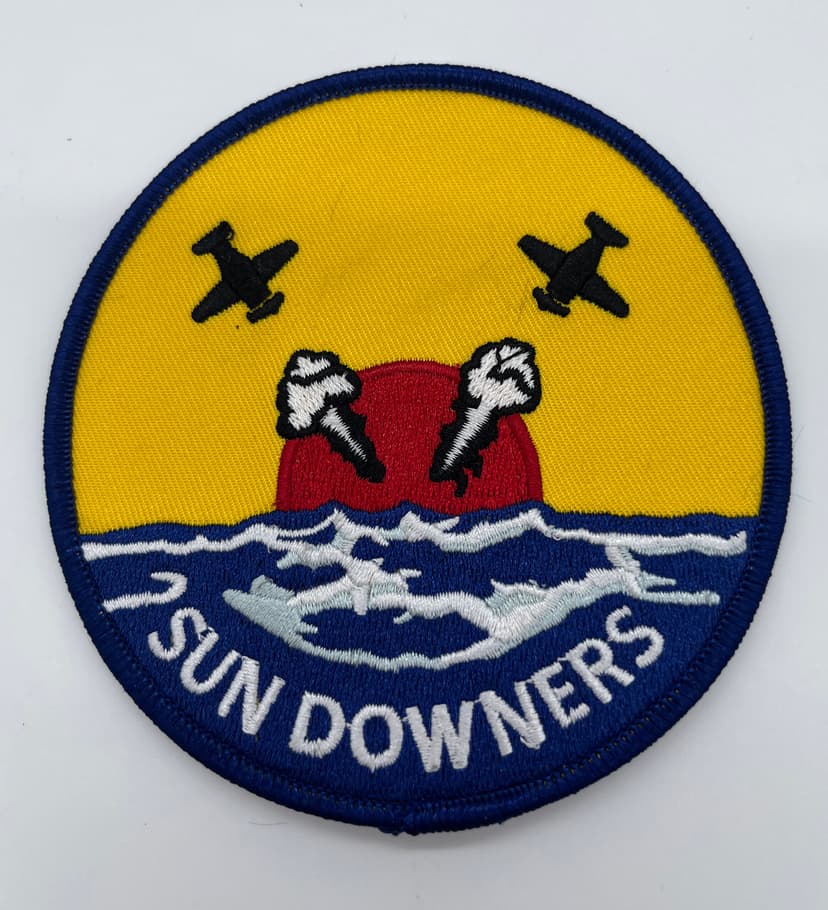 VF-111 SUNDOWNERS Squadron Patch – Iron On, 4 in