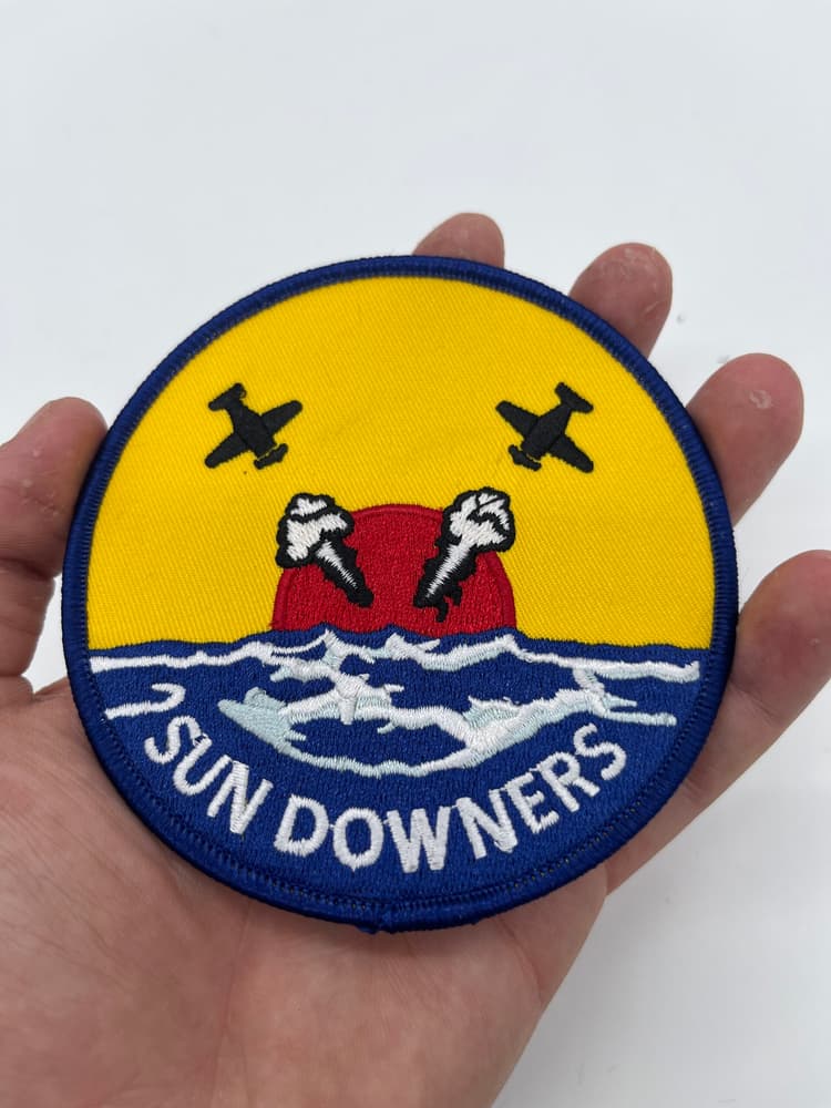 VF-111 SUNDOWNERS Squadron Patch – Iron On, 4 in