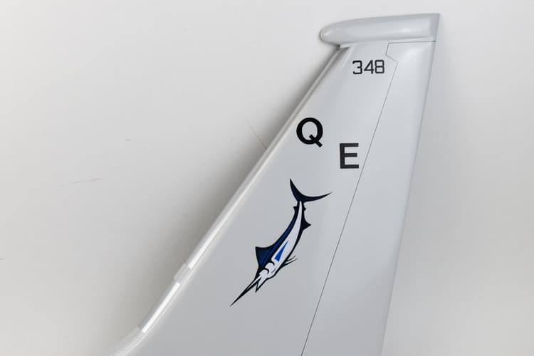 VP-40 P-8A Poseidon Tailflash, 20-inch, Mahogany