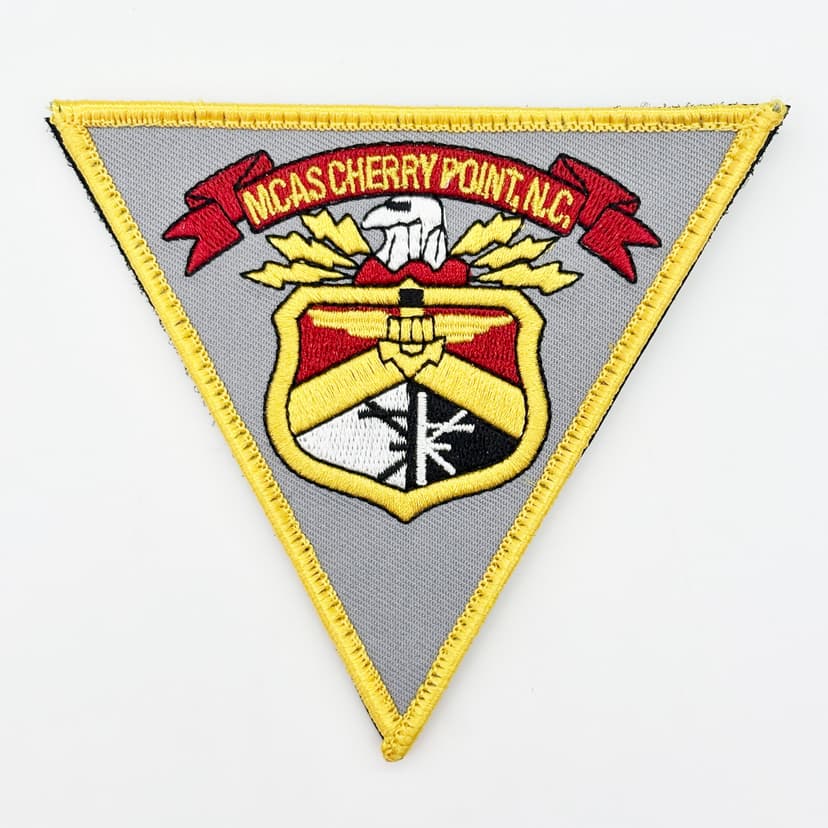 MCAS Cherry Point Patch – Embroidered, Hook and Loop, 4 Inch