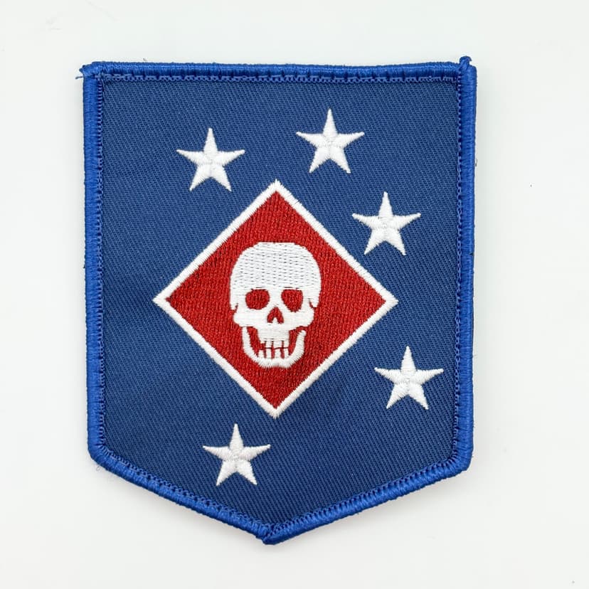 Marine Raider Battalion Heritage Patch, 4 x 3.25 Embroidered Tactical Patch with Hook and Loop Backing, USMC Special Operations Always Faithful, Always Forward Insignia