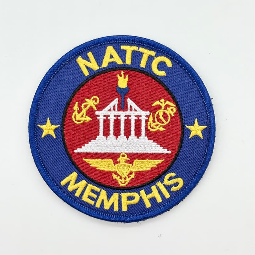 NATTC Memphis Patch – Embroidered, Hook and Loop, 4 Inch
