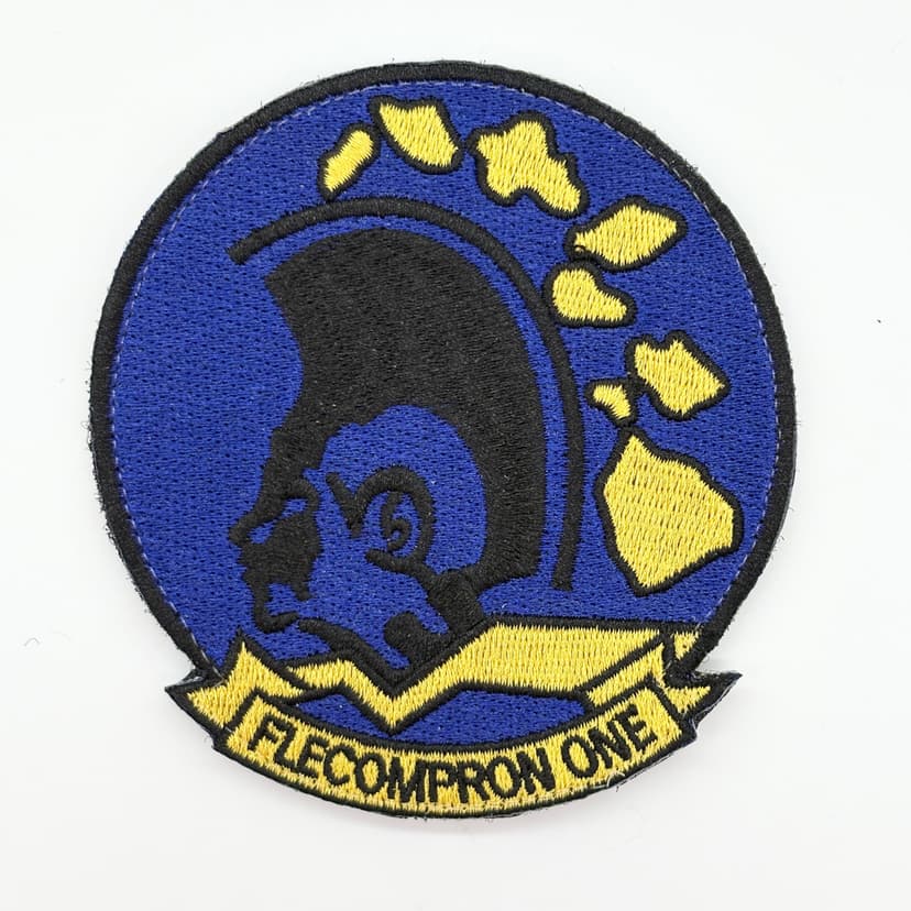 VC-1 Blue Alii Squadron Patch – Hook and Loop, 4 Inch