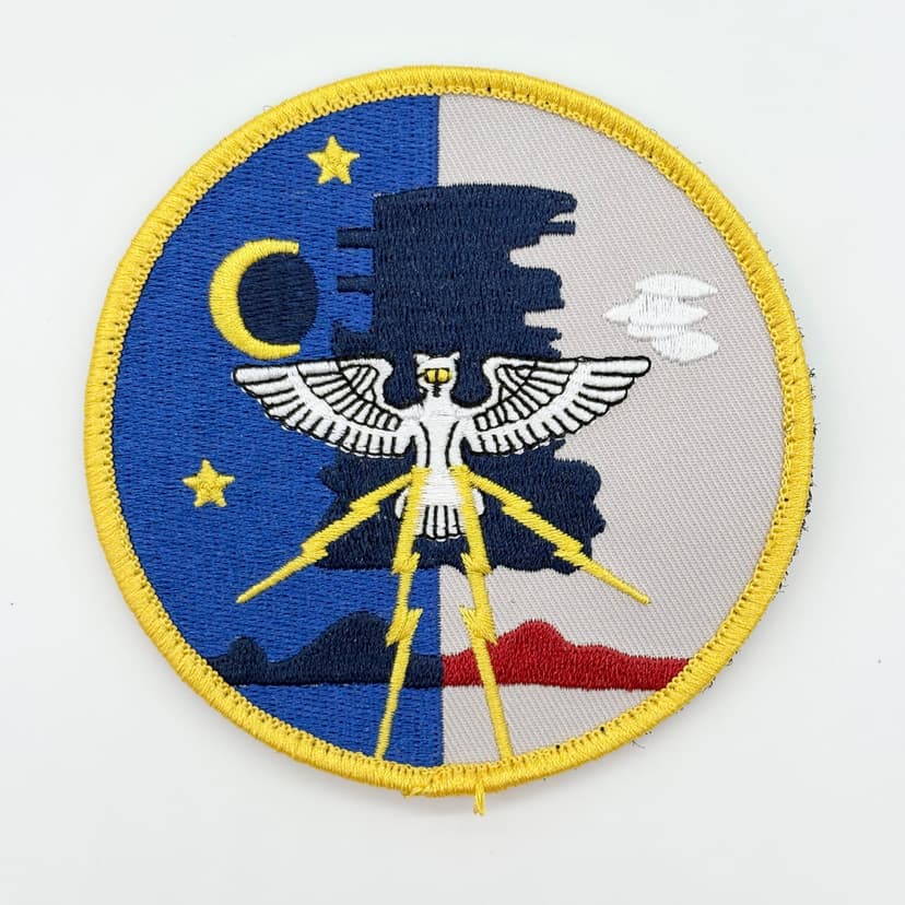 VMF-513 Flying Nightmares Patch – Embroidered, Hook and Loop, 4 Inch (1)