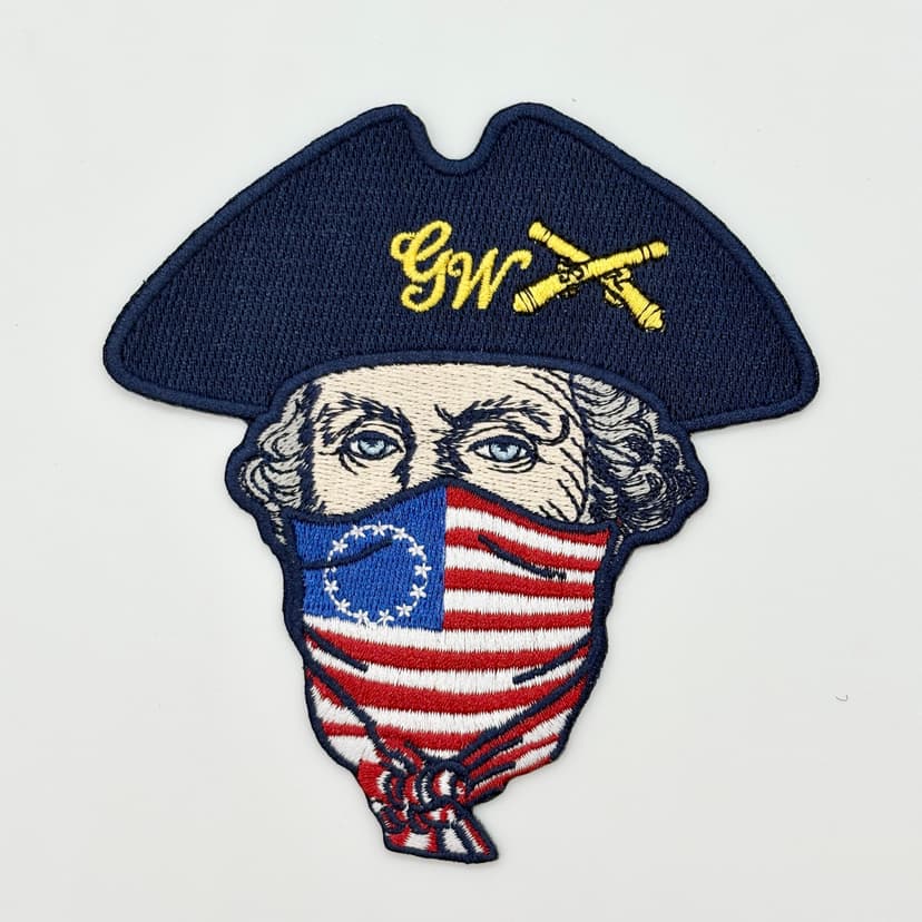 CVN-73 USS George Washington Patch – Sew On, Embroidered, 4.5 Inch