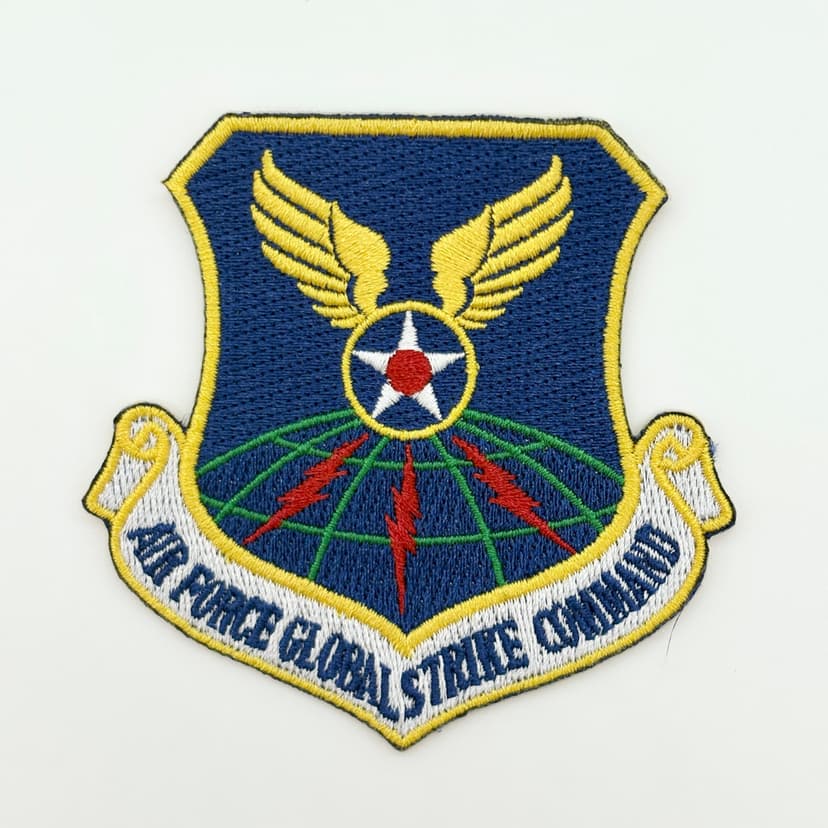Air Force Global Strike Command Patch – Sew On, Embroidered, 3 Inch
