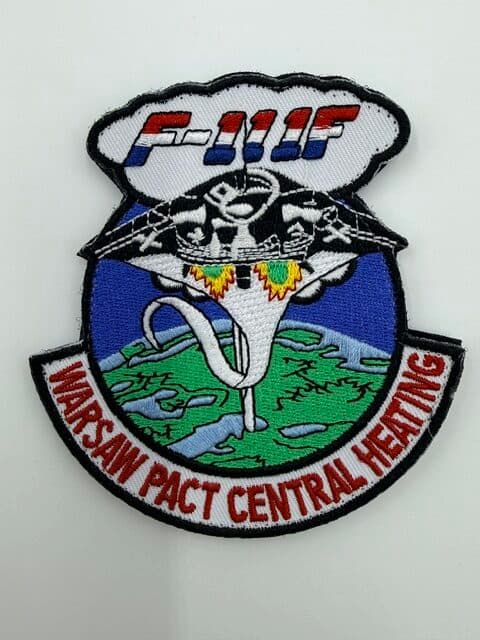 48th TFW F-111F RAF Lakenheath hook-and-loop patch, front view