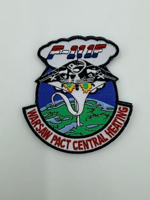 48th TFW F-111F RAF Lakenheath hook-and-loop patch, front wide view