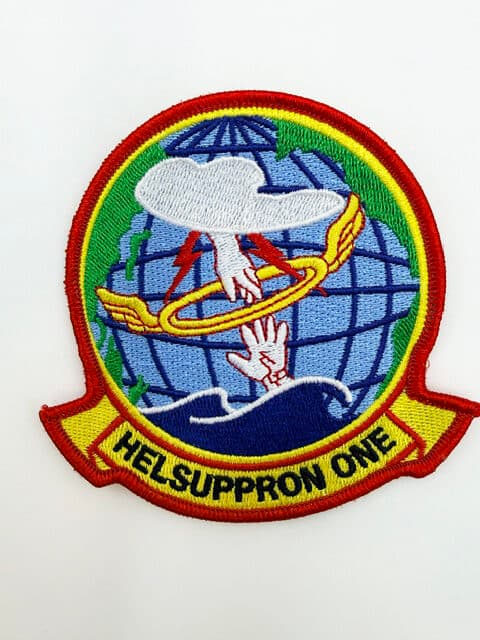 HC-1 Fleet Angels Squadron Patch – With Hook and Loop, Embroidered, 4"