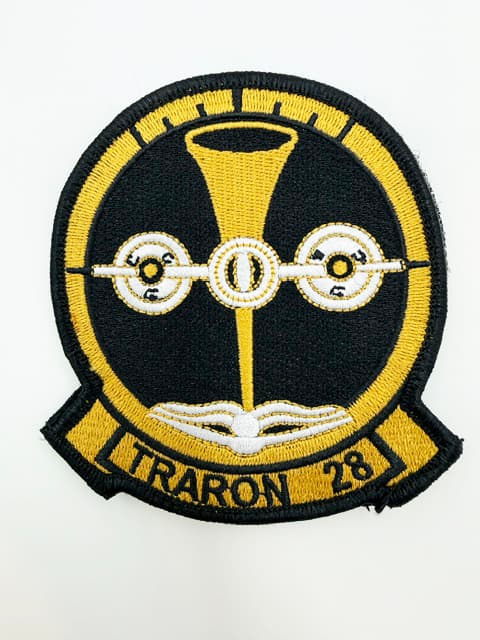 Traron 28 VT-28 Rangers Throwback Patch – With Hook and Loop, Embroidered, 4in