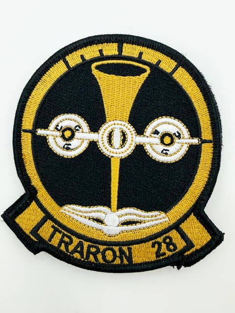 Traron 28 VT-28 Rangers Throwback Patch – With Hook and Loop, Embroidered, 4in