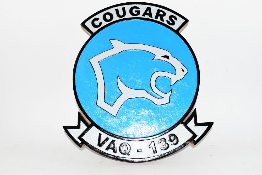 VAQ-139 Cougars Plaque
