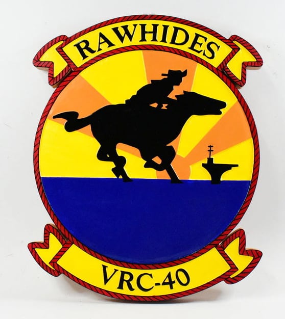 VRC-40 Rawhides Plaque