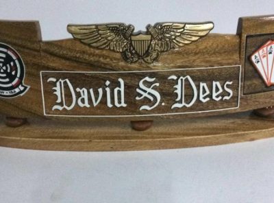 NFO Carved Nameplate (Any Name, Any Unit)