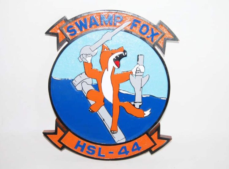 HSL-44 Swamp Foxes Plaque