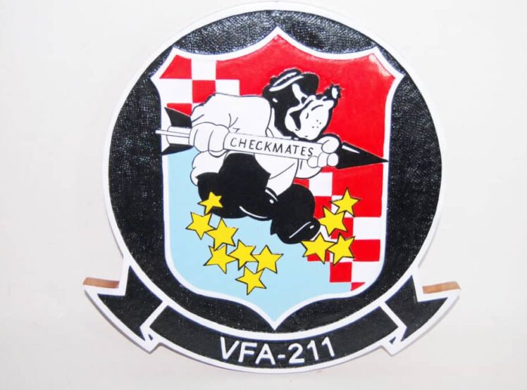 VFA-211 Checkmates Plaque