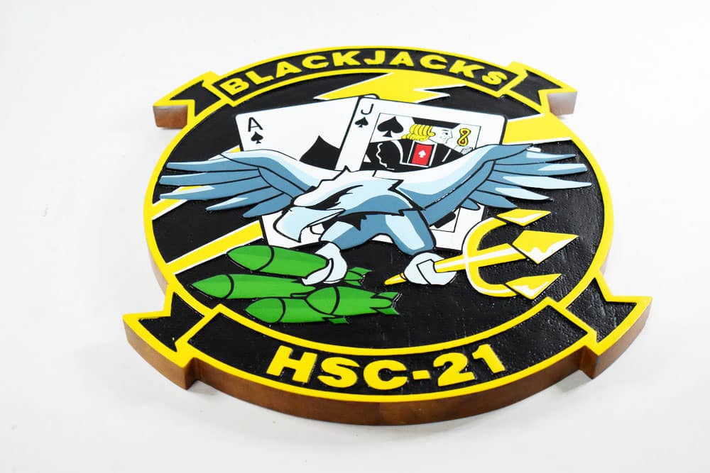HSC-21 Blackjacks Plaque