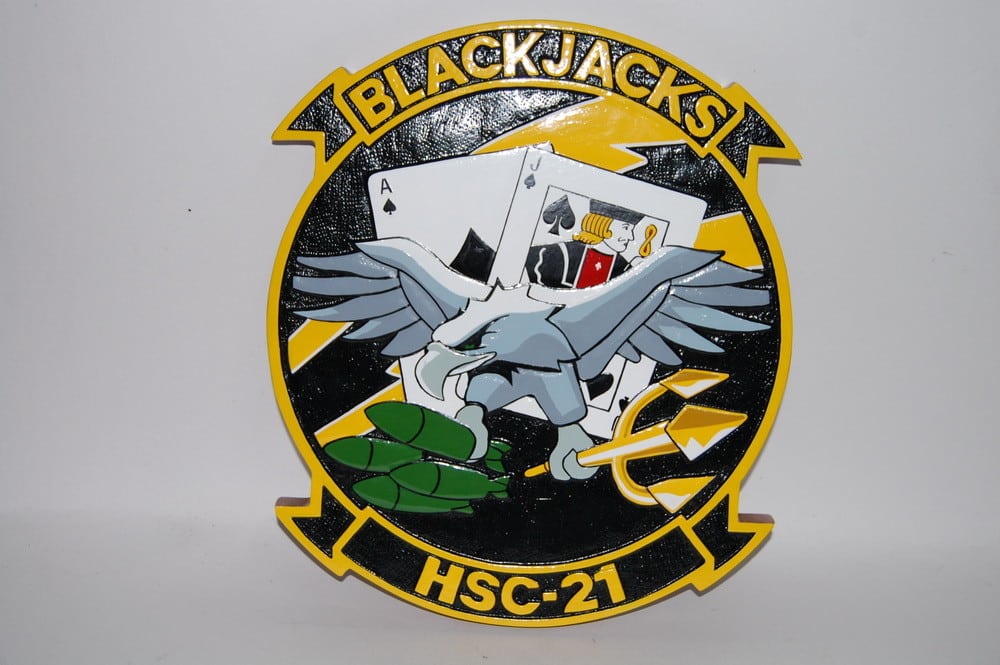 HSC-21 Blackjacks Plaque