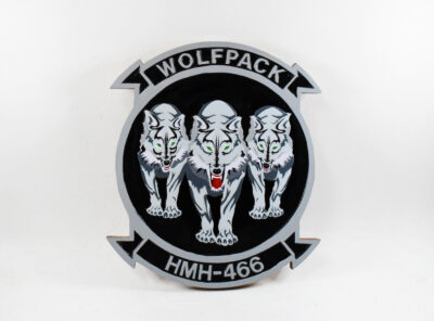 HMH-466 Wolfpack Plaque