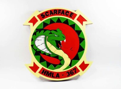 HMLA-367 Scarface Plaque