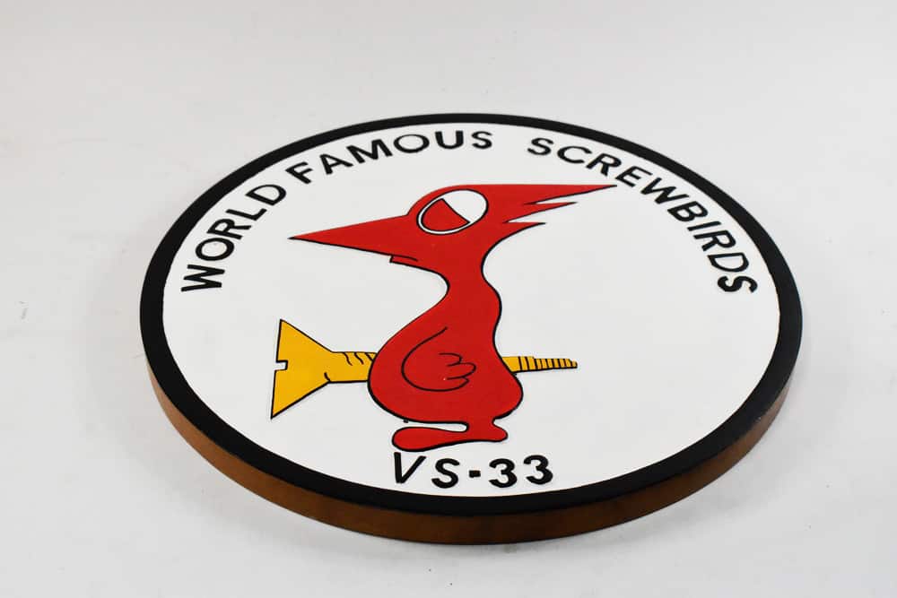 VS-33 Screwbirds Plaque