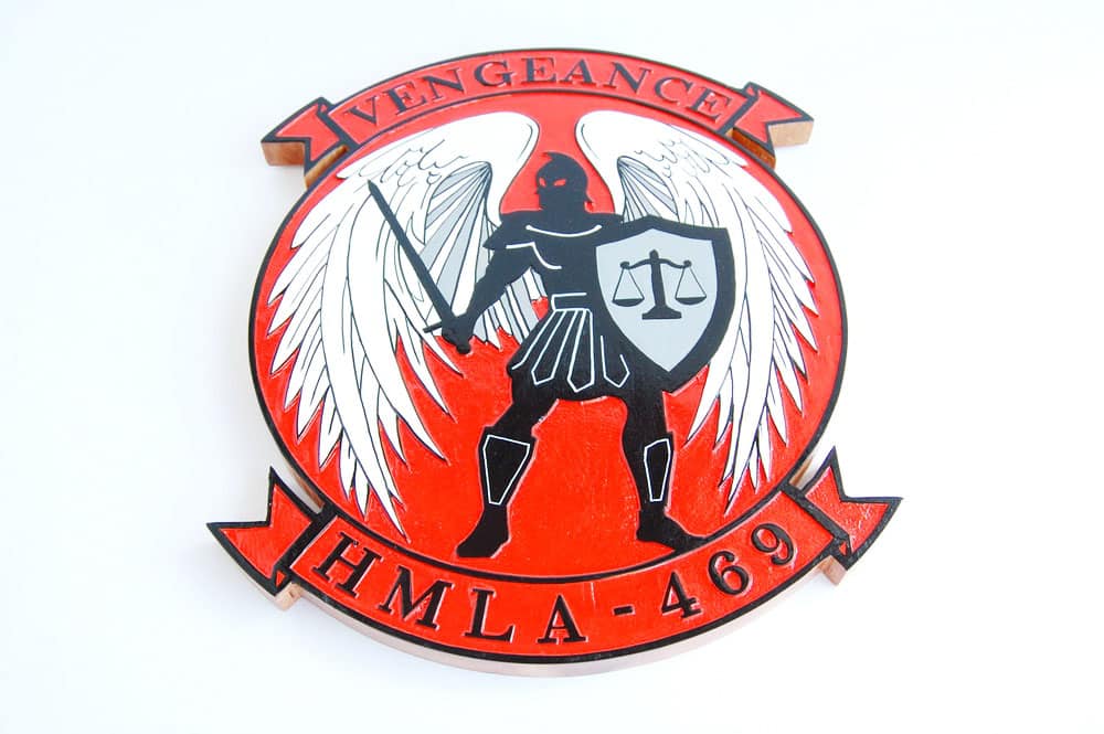 HMLA-469 Vengeance Plaque