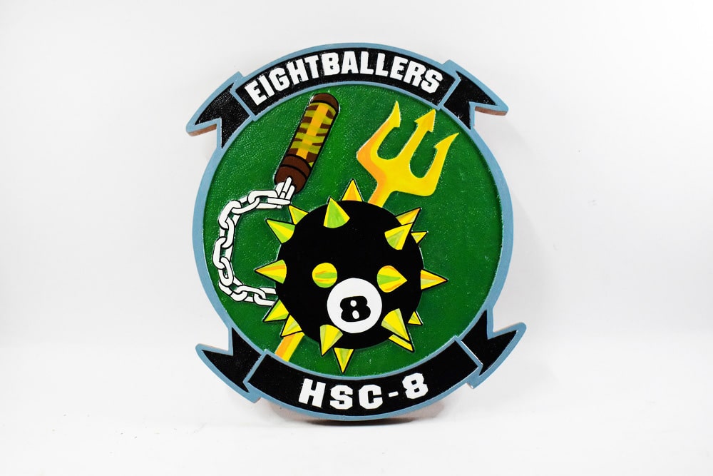 HSC-8 Eightballers Plaque