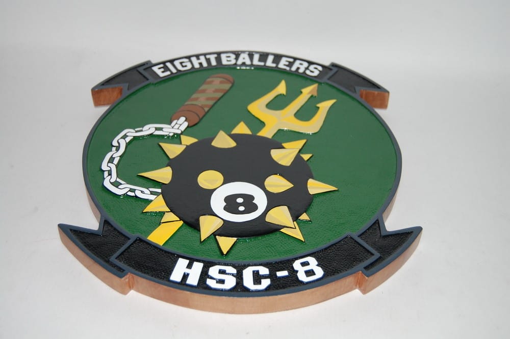 HSC-8 Eight Ballers Plaque