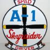 A-1 Skyraider SPAD plaque