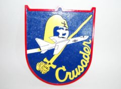 F-8 Crusader Plaque