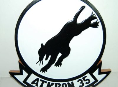 VA-35 Black Panthers Plaque