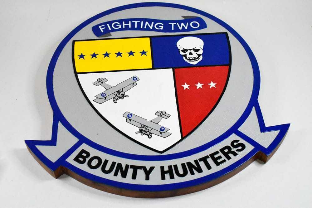 VF-2 Bounty Hunters Plaque
