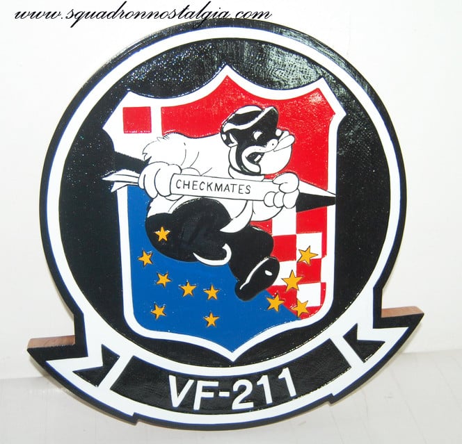 VF-211 Checkmates Plaque