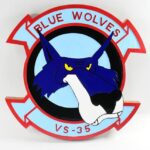 VS-35 Blue Wolves Plaque
