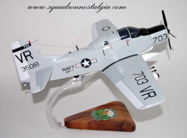 VAW-13 Zappers EA-1f Skyraider Model