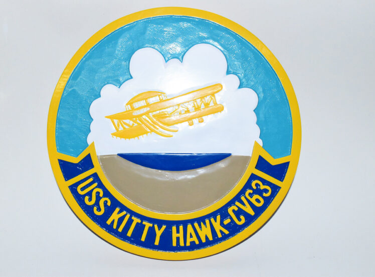 USS Kitty Hawk CV-63 Plaque