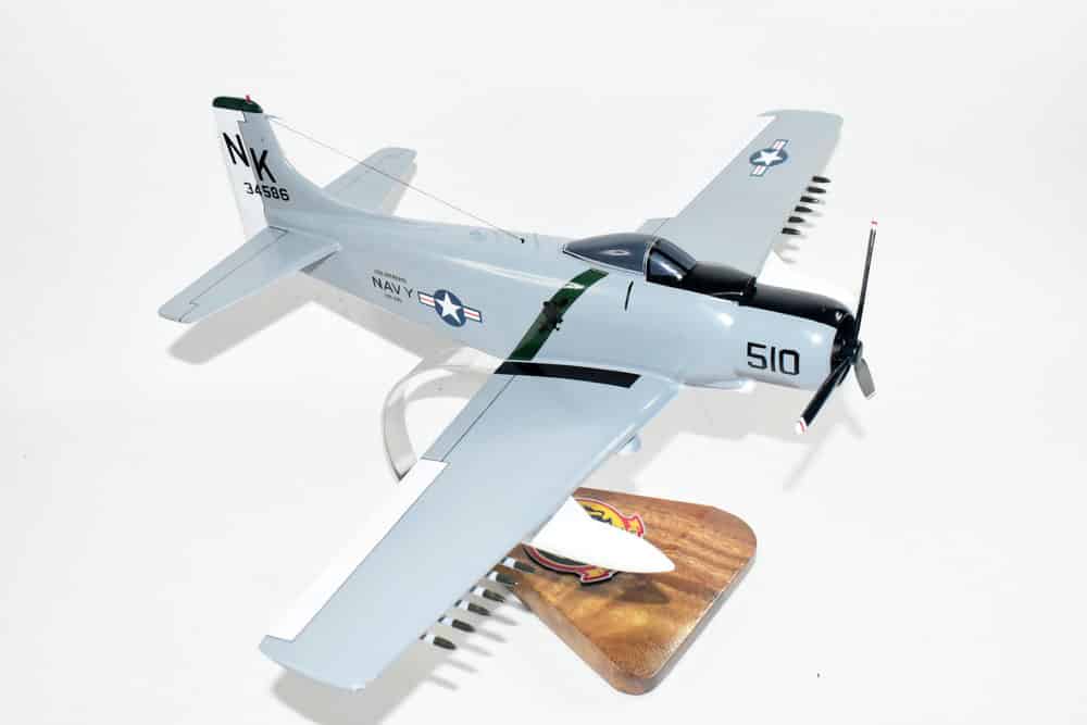 VA-145 Swordsmen A-1 Skyraider (1964) Model