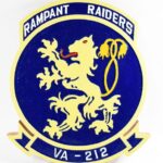 VA-212 Rampant Raiders Plaque
