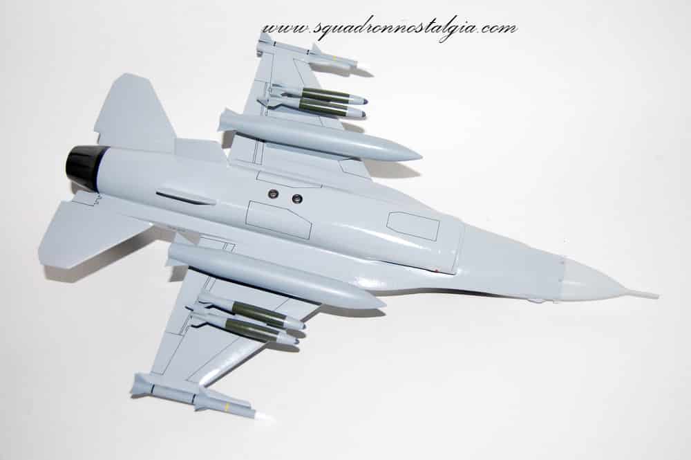 457th Fighter Squadron F-16 Falcon Wooden Model