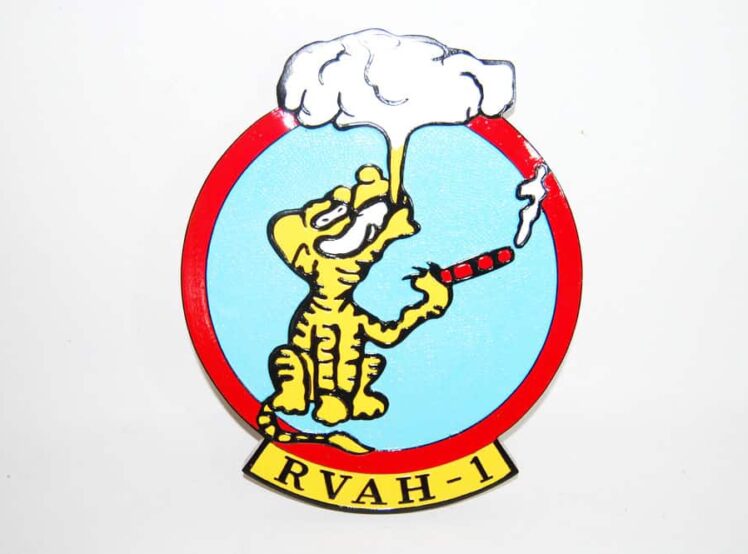 RVAH-1 Smokin' Tigers Plaque