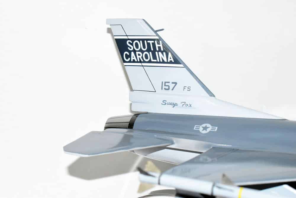 157th Fighter Squadron Swamp Fox F-16 Model