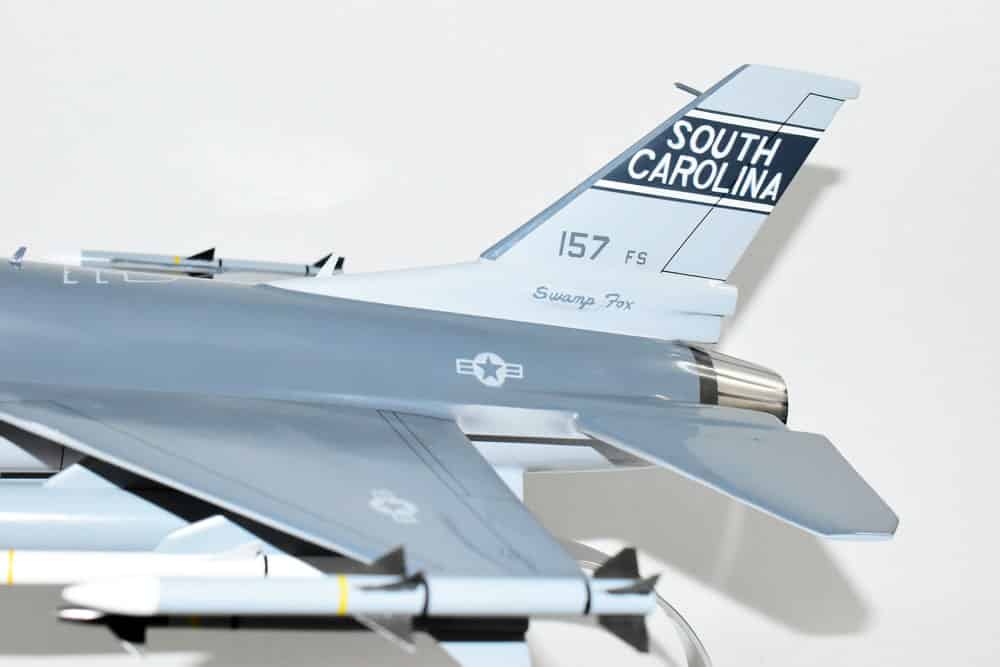 157th Fighter Squadron Swamp Fox F-16 Model